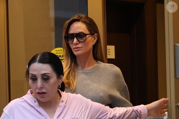 Angelina Jolie à Los Angeles.