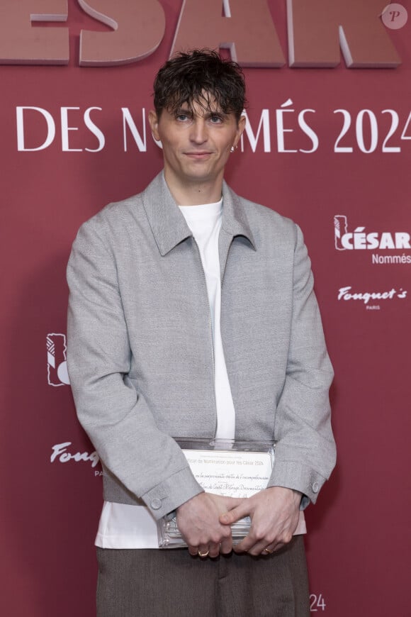 Raphael Quenard - Dîner des nommés des César 2024 au Fouquet's Paris, le 5 février 2024. © Olivier Borde / Bestimage