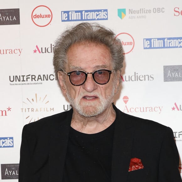 Eddy Mitchell (Trophée d'honneur Accuracy) - 31ème cérémonie des Trophées du film français à l'hôtel Intercontinental à Paris le 6 février 2024. Ces Trophées récompensent notamment les champions du box-office et des audiences, ainsi que l'exploitant de l'année, trois duos producteur-réalisateur en cinéma et audiovisuel, le film documentaire et la personnalité de l'année, désignée par les lecteurs. © Coadic Guirec/Bestimage