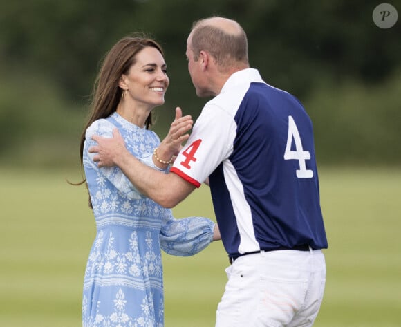 Prince William, Princesse Catherine, Royal Charity Polo Cup 2023 à Windsor, 6 juillet 2023.