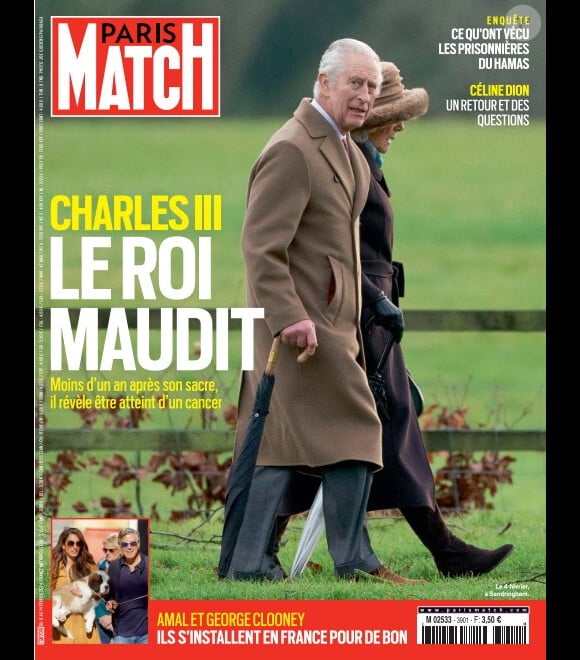 Charles III, Paris Match, 08/02/2024.