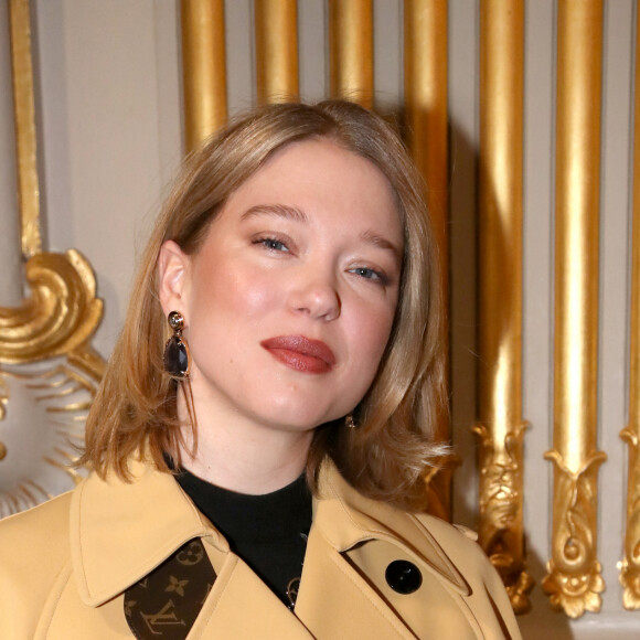 Léa Seydoux - Front Row du défilé Louis Vuitton prêt-à-porter automne-hiver 2023/2024 lors de la Fashion Week de Paris (PFW), à Paris, France, le 6 mars 2023. © Bertrand Rindoff/Bestimage 