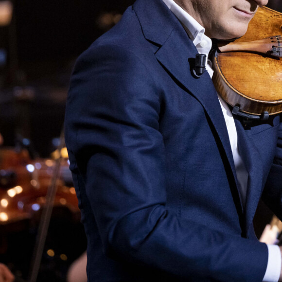 Exclusif - Renaud Capuçon - Enregistrement de l'émission "Le Grand Echiquier", diffusée le 1er juillet sur France 2. Le 21 mars 2022 © Cyril Moreau / Bestimage