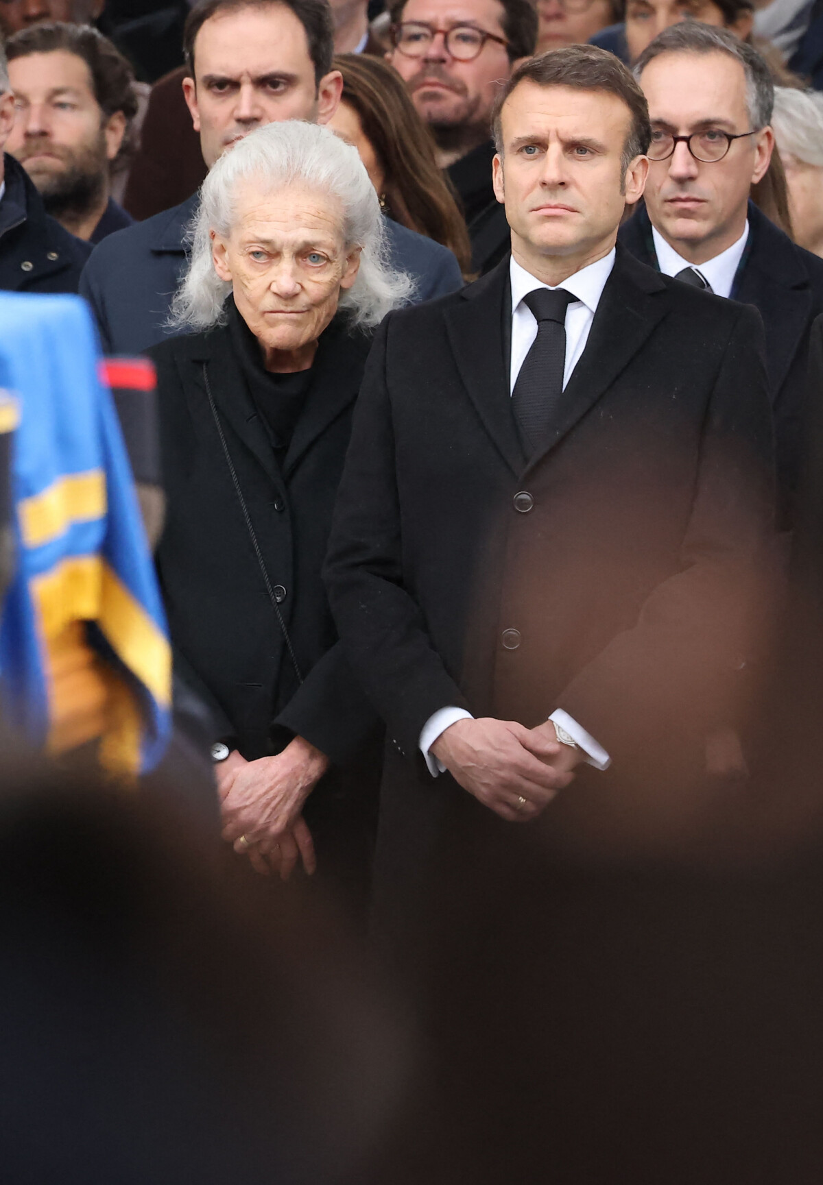 Photo : Elisabeth Badinter, Le Président De La République Emmanuel ...