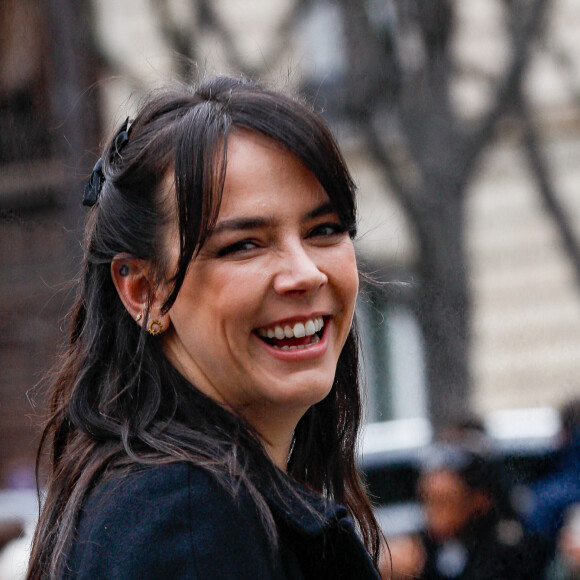 Pauline Ducruet - Arrivées au défilé Miu Miu prêt-à-porter automne-hiver 2023/2024 lors de la Fashion Week de Paris (PFW), à Paris, France, le 7 mars 2023. © Christophe Clovis/Bestimage 