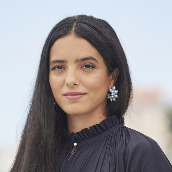 Hafsia Herzi au photocall du film Bonne mère ( Un certain regard) lors du 74ème festival international du film de Cannes le 10 juillet 2021 © Borde / Jacovides / Moreau / Bestimage 