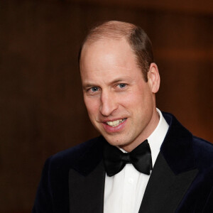 et a félicité les heureux gagnants comme le veut son rôle de président d'honneur des BAFTA
Le prince William lors des BAFTA awards au Royal Albert Hall à Londres le 18 février 2024. © Jordan Pettitt/PA Wire/ABACAPRESS.COM