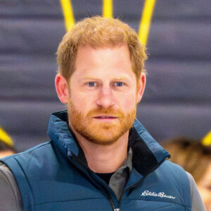 Le prince Harry, duc de Sussex et Meghan Markle, duchesse de Sussex, participent à un entraînement de curling aux Invictus Games Vancouver Whistler 2025, au Hillcrest Community Centre, Vancouver, Colombie-Britannique, Canada, le 16 février 2024.