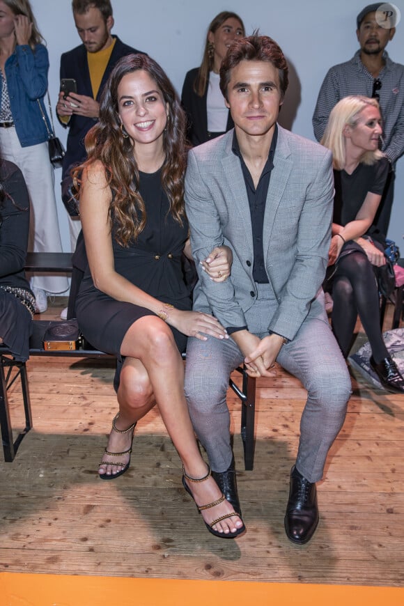 Anouchka Delon enceinte et son compagnon Julien Dereims - Arrivées au défilé Elie Saab "Collection Prêt-à-Porter Printemps/Eté 2020" lors de la Fashion Week de Paris (PFW), le 28 septembre 2019. © Olivier Borde / Bestimage 