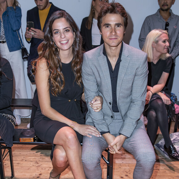 Anouchka Delon enceinte et son compagnon Julien Dereims - Arrivées au défilé Elie Saab "Collection Prêt-à-Porter Printemps/Eté 2020" lors de la Fashion Week de Paris (PFW), le 28 septembre 2019. © Olivier Borde / Bestimage 