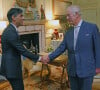 Alors qu'il rencontrait aujourd'hui le Premier ministre britannique Rishi Sunak.
Le roi Charles III d'Angleterre, rencontre le Premier ministre britannique Rishi Sunak pour sa première audience en personne depuis le diagnostic de cancer du roi, au palais de Buckingham, à Londres, Royaume-Uni, le 21 février 2024. 