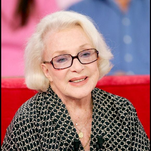 Micheline Presle sur le plateau de Vivement dimanche © Guillaume Gaffiot/Bestimage