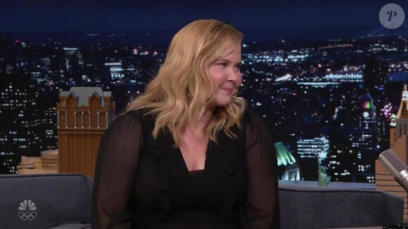 Amy Schumer dans l'émission de Jimmy Fallon.