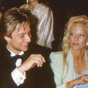 Archives - Johnny Hallyday, David Hallyday et Sylvie Vartan (Cannes 1986)