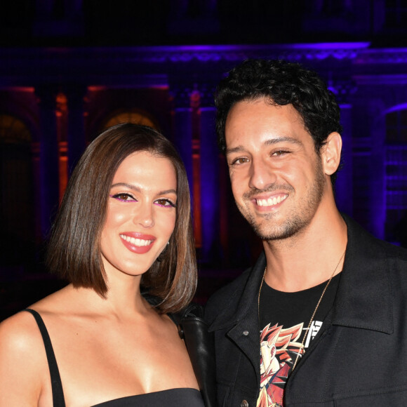 Exclusif - Iris Mittenaere et son compagnon Diego El Glaoui - People lors du défilé Etam Live Show 2022 dans les jardins des Archives Nationales lors de la fashion week printemps/été 2023 le 27 septembre 2022. © Agence Bestimage