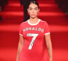 Georgina Rodriguez a rendu hommage à son petit ami footballeur Cristiano Ronaldo lors du défilé Womenswear Automne/Hiver 2024-202
Georgina Rodriguez au défilé Vetements mode femme automne / hiver lors de la Fashion Week de Paris (PFW), au Pavillon Cambon