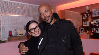 Lucie Bernardoni pose avec Michaël Goldman : photo en toute complicité, les "filous" s'immortalisent