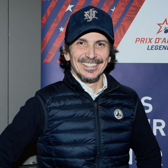 Arnaud Tsamère - Les célébrités assistent au Grand Prix d'Amérique 2023 à l'hippodrome de Vincennes, à Paris, France, le 29 janvier 2023. © Christophe Clovis/Bestimage