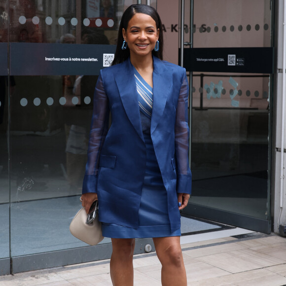 Christina Milian - Arrivées au défilé de mode Femmes prêt-à-porter automne-hiver 2024/2025 "Akris" lors de la fashion week de Paris. Le 3 mars 2024 