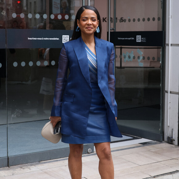 Christina Milian - Arrivées au défilé de mode Femmes prêt-à-porter automne-hiver 2024/2025 "Akris" lors de la fashion week de Paris. Le 3 mars 2024 