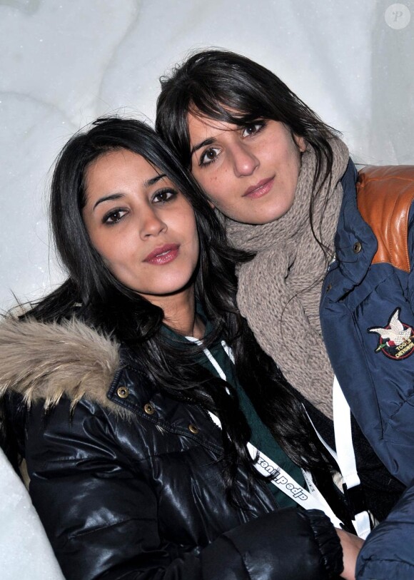 Leïla Bekhti et Géraldine Nakache à l'Alpe d'Huez, où Tout ce qui brille a remporté le Prix Spécial du Jury en 2010.