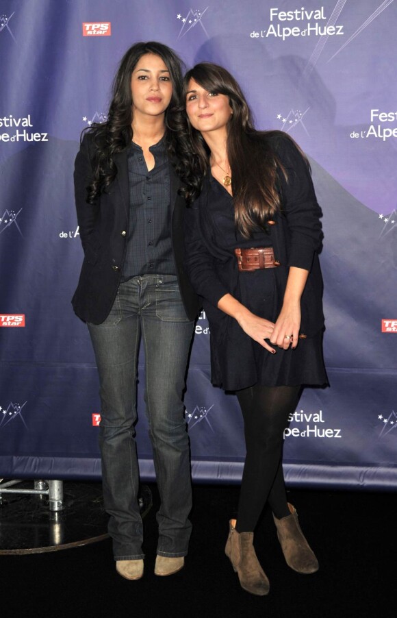 Leïla Bekhti et Géraldine Nakache à l'Alpe d'Huez, où Tout ce qui brille a remporté le Prix Spécial du Jury en 2010.
