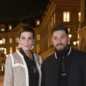 Un garçon né d'une précédente relation
Cristina Cordula et son fils Enzo - Arrivées au défilé de mode Giambattista Valli Haute Couture printemps/été 2024 (PFW) à Paris le 22 janvier 2024. © Christophe Aubert via Bestimage 