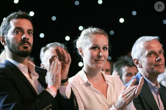 Marion Maréchal et son mari Vincenzo Sofo - Convention de la Droite à La Palmeraie, Paris, France, le 28 septembre 2019. © Stéphane Lemouton/Bestimage