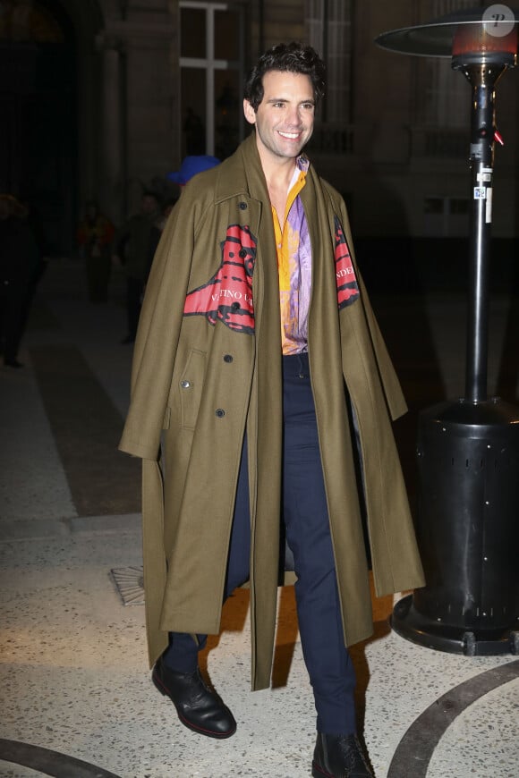 Mika - Sorties du défilé de mode Haute-Couture printemps-été 2020 "Valentino" à Paris. Le 22 janvier 2020 © Gwendoline Le Goff / Panoramic / Bestimage