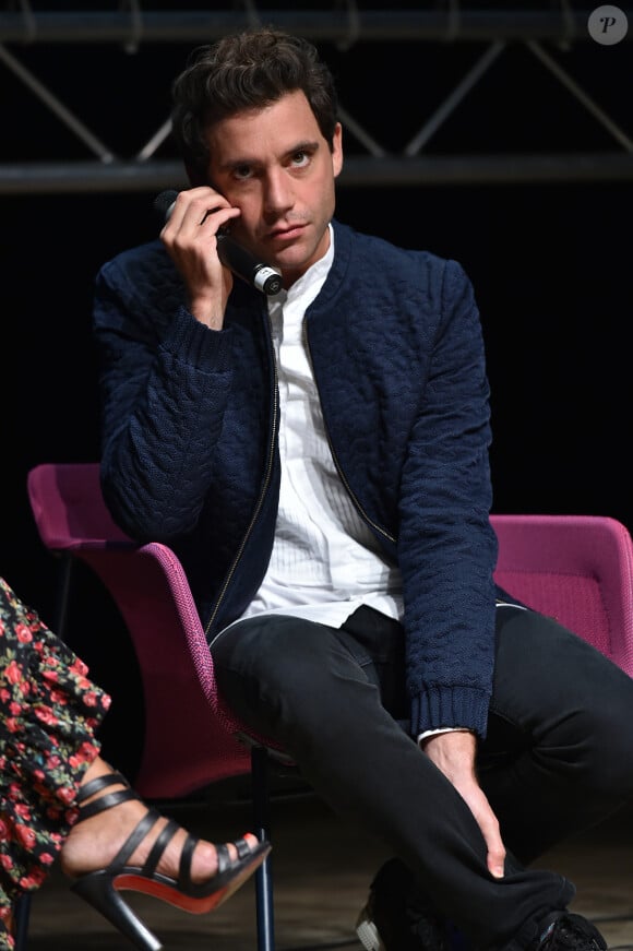 Mika participe à une interview dans le cadre du festival "Il Tempo Delle Donne 2017" à Milan, le 8 septembre 2017. 