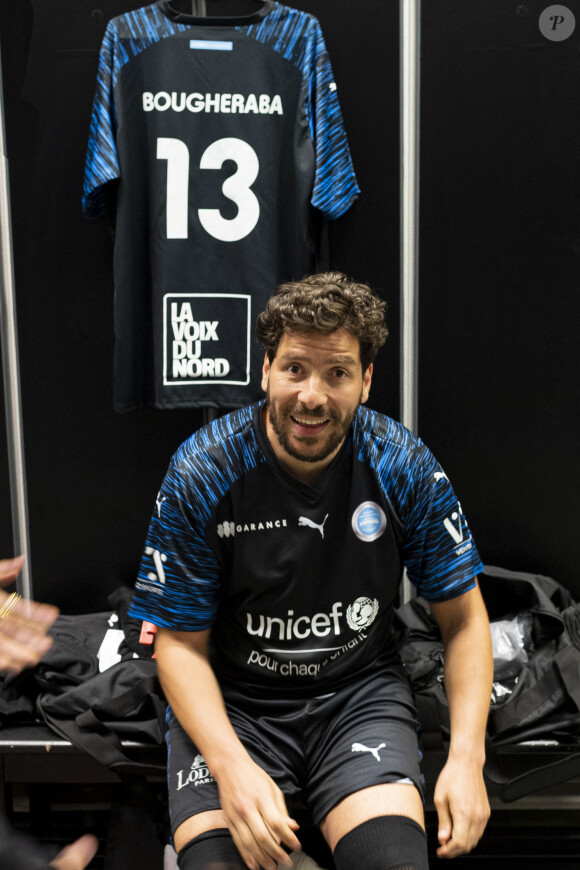 Exclusif - Redouane Bougheraba - 3ème édition de la rencontre de football caritative "Match des héros" entre le "RC Lens Légendes" et "L'équipe Unicef" au stade Bollaert-Delelis à Lens le 6 juin 2023. © Pierre Perusseau / Bestimage 