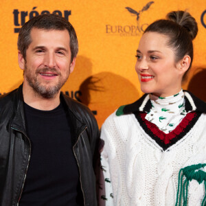 Marion Cotillard et son compagnon Guillaume Canet lors de l'avant-première du film "Nous finirons ensemble" au cinéma UGC Brouckère à Bruxelles, Belgique, le 23 avril 2019. © Alain Rolland/ImageBuzz/Bestimage 