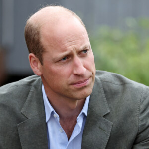 Le prince William de Galles en visite à l'association caritative We Are Farming Minds à Kings Pitt Farm à Hereford. Le 14 septembre 2023 