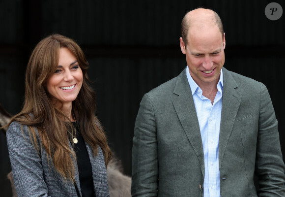 Le prince William et la princesse Kate (Middleton) de Galles en visite à l'association caritative We Are Farming Minds à Kings Pitt Farm à Hereford. Le 14 septembre 2023 