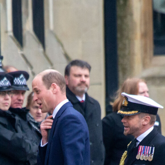 Le prince William, prince de Galles - La famille royale britannique et les invités assistent au service de célébration de la Journée du Commonwealth à l'abbaye de Westminster de Londres, Royaume Uni, le 11 mars 2024. © Tayfun Salci/ZUMA Press/Bestimage