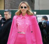 Une maladie dont souffre l'artiste et qui avait annoncé officiellement avoir été diagnostiquée de ce syndrome en décembre 2022.
Celine Dion a choisi de s'habiller en rose pour la Journée Internationale pour les Droits des Femmes à New York le 7 mars 2020. 
