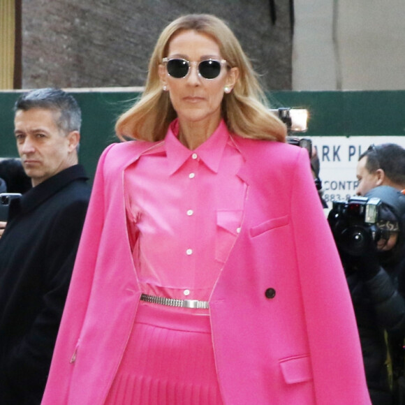 Une maladie dont souffre l'artiste et qui avait annoncé officiellement avoir été diagnostiquée de ce syndrome en décembre 2022.
Celine Dion a choisi de s'habiller en rose pour la Journée Internationale pour les Droits des Femmes à New York le 7 mars 2020. 