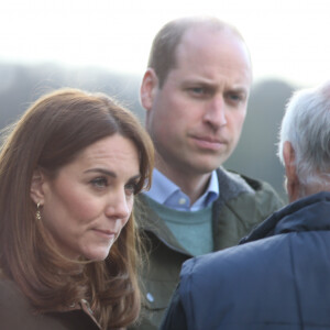 Le fait de l'avoir vue dans une ferme près de Windsor où elle vit va rassurer les esprits
Le prince William et Catherine Kate Middleton lors d'une visite de la ferme Teagasc Research Farm dans le comté de Meath, Irlande le 4 mars 2020.