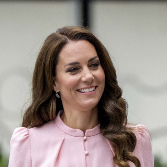 Catherine (Kate) Middleton, princesse de Galles, lors d'une visite pré-inaugurale du "Young V&A" à Bethnal Green, dans l'est de Londres, le 28 juin 2023. L'ouverture au public est prévue le 1er juillet 2023. 