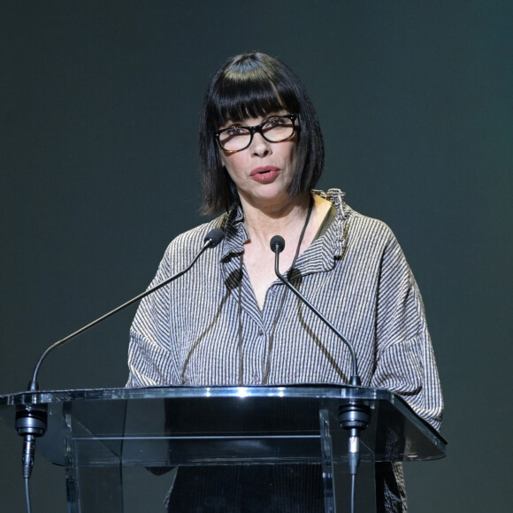 Mathilda May - 3e cérémonie de remise des prix DAPAT au théâtre du Rond-Point à Paris, le 18 mars 2024. © Rachid Bellak / Bestimage