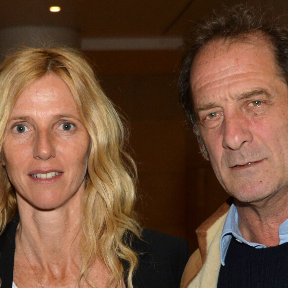 Dont Sandrine Kiberlain et son ex Vincent Lindon. 
Sandrine Kiberlain et Vincent Lindon - Présentation de la rétrospective de Vincent Lindon à la cinémathèque française à Paris, le 5 juin 2017. © Veeren/Bestimage