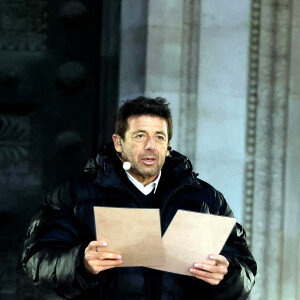 Patrick Bruel lors de la cérémonie d'État pour l'intronisation de Missak Manouchian et de sa femme Mélinée Manouchian au Panthéon à Paris le 21 février 2024. © Dominique Jacovides / Bestimage 