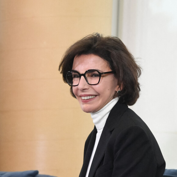 Rachida Dati, ministre de la Culture - Conférence de presse Olympiades culturelles de paris 2024 et vernissage de l'exposition MATCH Design & Sport - une histoire tournée vers le futur au Musée du Luxembourg à Paris le 11 mars 2024. © Lionel Urman / Panoramic / Bestimage 