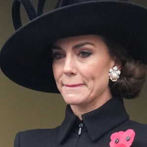 Catherine Kate Middleton, princesse de Galles - La famille royale honore les disparus des deux guerres mondiales lors de la cérémonie Remembrance Sunday ( Dimanche du souvenir ) au Cénotaphe à Londres le 12 novembre 2023. 