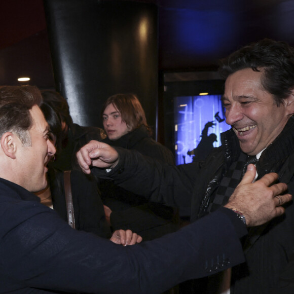 Exclusif - Renaud Capuçon, Laurent Gerra - People au concert de Renaud Capuçon à l'Olympia à Paris, France, le 10 mars 2024. Après le succès de son album Cinema paru en 2018, Renaud Capuçon poursuit son exploration des musiques du 7e Art et partage une sélection de morceaux écrits par les plus éminents compositeurs français de musique de films : Georges Delerue (Le Dernier Métro, Rich and Famous...), Francis Lai (Love Story), Michel Legrand (L'Affaire Thomas Crown), Gabriel Yared (Le Patient anglais), Maurice Jarre (Lawrence d'Arabie) ou encore Alexandre Desplats (The Shape of Water). © Moreau-Tribeca/Bestimage 