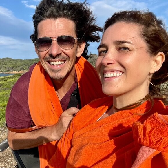 Vahina Giocante et son compagnon François Chopard sur Instagram. Le 14 février 2024.