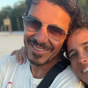 Vahina Giocante et son compagnon François Chopard sur Instagram. Le 14 février 2024.
