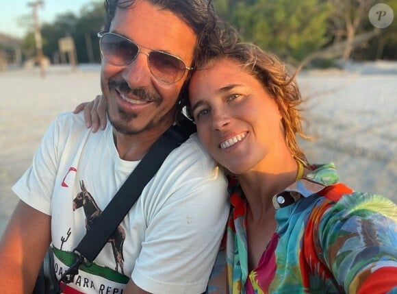 Vahina Giocante et son compagnon François Chopard sur Instagram. Le 14 février 2024.
