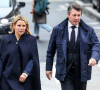 Christian Estrosi et Laura Tenoudji font partie des célébrités ayant assisté aux obsèques de Frédéric Mitterrand
Christian Estrosi et sa femme Laura Tenoudji - Obsèques de l'ancien ministre de la Culture Frédéric Mitterrand en l'Église Saint-Thomas d'Aquin à Paris. © Moreau-Jacovides / Bestimage 