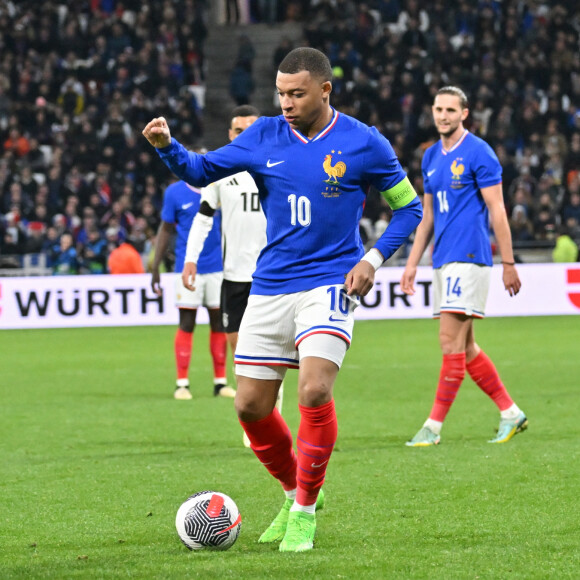 Kylian Mbappé (france) - Football - Match amical entre la France et l'Allemagne (0-2) au Groupama Stadium de Lyon-Décines le 23 mars 2024. © Frederic Chambert / Panoramic / Bestimage